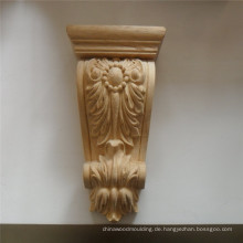 Massivholz geschnitzt Holz Floral Roman Corbel